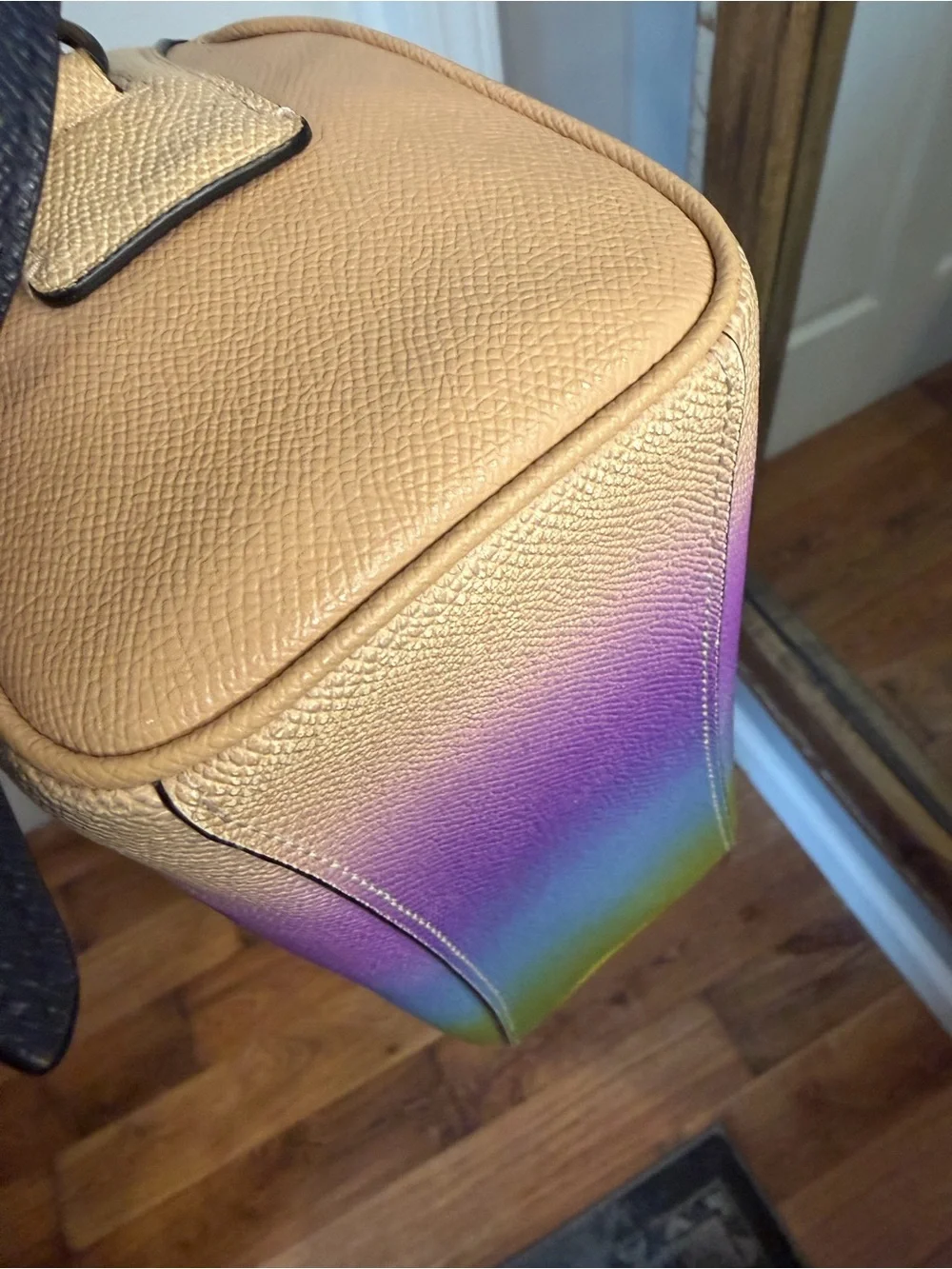 Coach Bennett Rainbow Ombré Leather Crossbody Bag